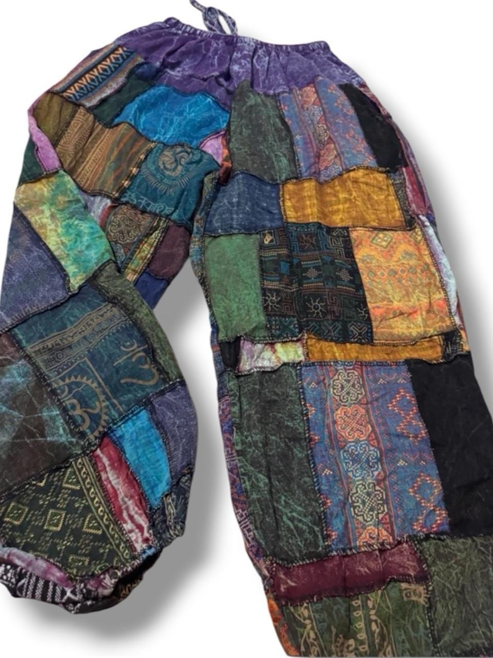 Gardenbelle patchwork pants - Picture 2 of 3